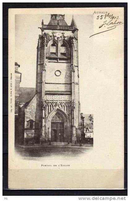 76 - Aumale - Portail de l'Eglise