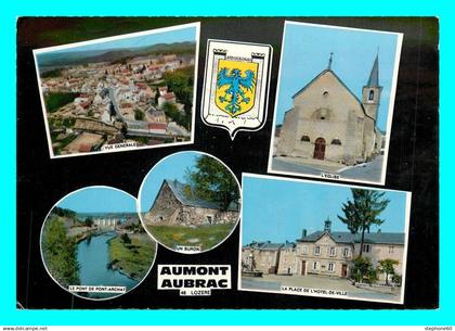 a756 / 005 48 - AUMONT AUBRAC Blason Multivues