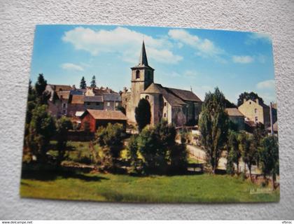 Cpm, Aumont Aubrac, l'église, Lozère