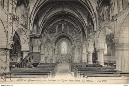 CPA AUNEAU - Intérieur de l'Église St-RÉMY (XI siécle) (33868)
