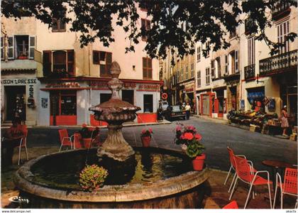 CPM AUPS Place de la Fontaine (1114096)