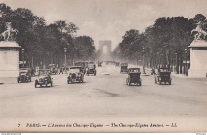 1909. FRANCE PARIS. L'Avenue des Champs-Elysees. motive cars and traffic.  - JF426975