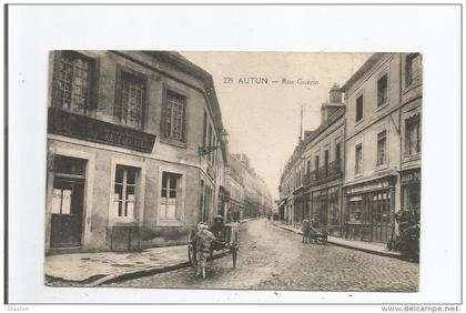 AUTUN 229 RUE GUERIN (RESTAURANT ET ATTELAGE CHEVRE)1918