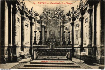 CPA Autun Cathedrale. Le Choeur FRANCE (952523)