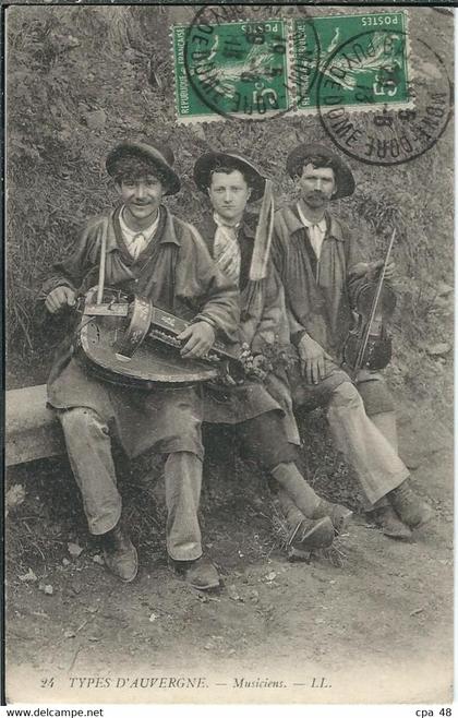 AUVERGNE : Types d'Auvergne :  Musiciens