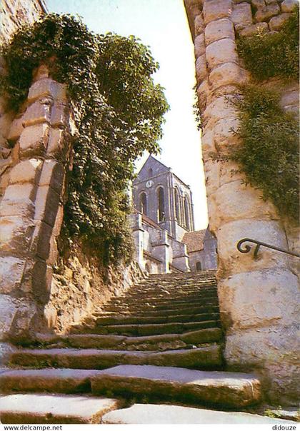 95 - Auvers sur Oise - Escalier de l'Eglise - Carte Neuve - CPM - Voir Scans Recto-Verso