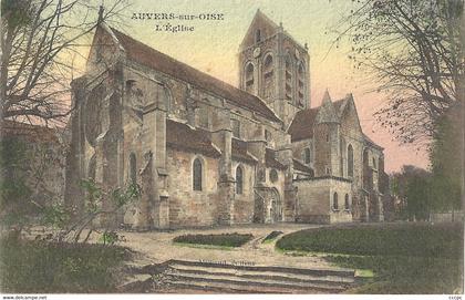 CPA Auvers-sur-Oise L'Eglise