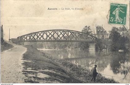 CPA Auvers-sur-Oise Le Pont Vu d'amont