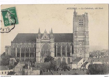 Auxerre - La Cathédrale, côté Nord
