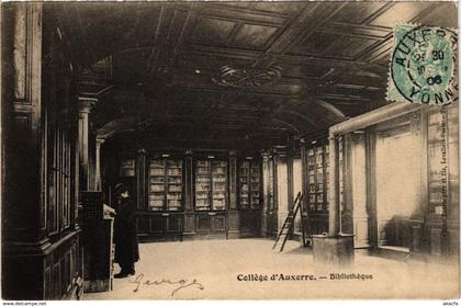 CPA Auxerre - College d'Auxerre - Bibliotheque FRANCE (960499)