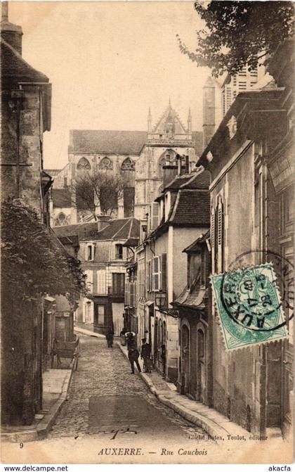 CPA Auxerre - Rue Cauchois FRANCE (960406)