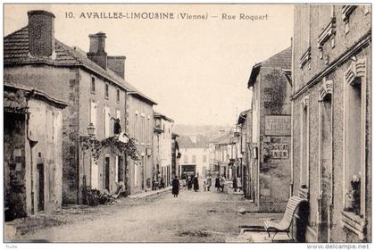 AVAILLES-LIMOUZINE RUE ROQUART TRES ANIMEE