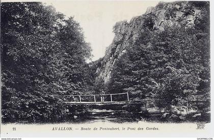 89 - Avallon - Le Pont des Gardes