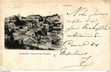 CPA AVALLON le.... - AVALLON - Vue prise des Chaumes (657220)