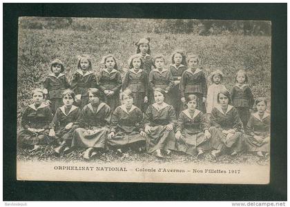 Avernes (95) - Orphelinat National - Colonie d´ Avernes - Nos Fillettes 1917 ( PECQUET & Cie )