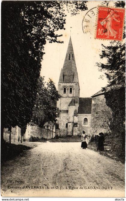 CPA Avernes L'Eglise de Gadancourt FRANCE (1309340)