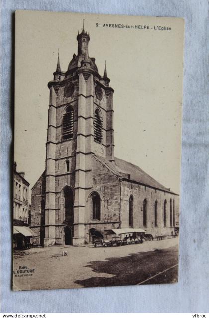 Avesnes sur Helpe, l'église, Nord 59