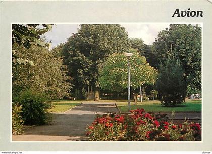 62 - Avion - Le Jardin Public - Fleurs - Flamme Postale de Avion - CPM - Voir Scans Recto-Verso