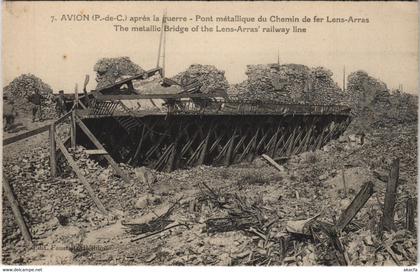 CPA AVION apres la guerre - Pont metallique du Chemin de fer (129700)