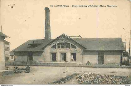 18 - Avord - Centre militaire d'Aviation - Usine Electrique - CPA - Voir Scans Recto-Verso