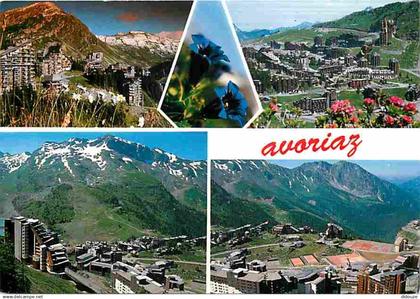 74 - Avoriaz - Multivues - Flamme Postale - CPM - Voir Scans Recto-Verso