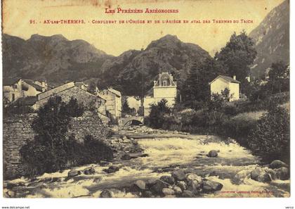 Carte postale ancienne de AX les THERMES