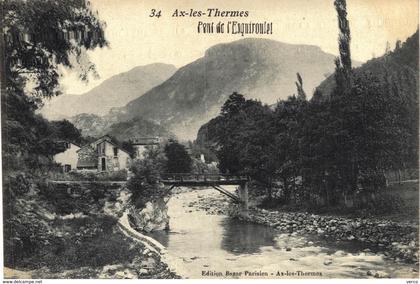 Carte postale ancienne de AX les THERMES