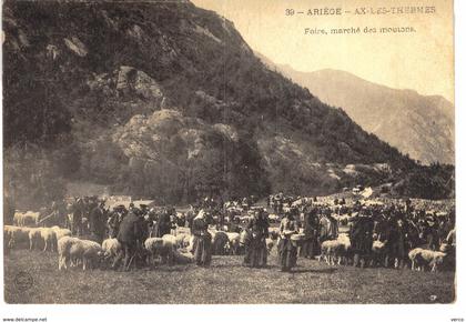 Carte postale ancienne de AX les THERMES