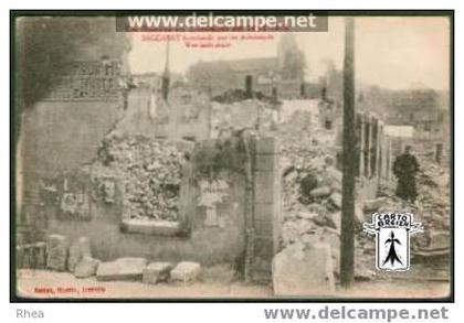 54 Baccarat - BACCARAT bombardé par les Allemands  Vue intérieure - cpa