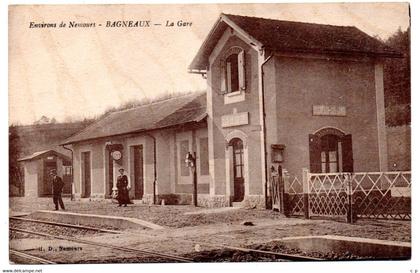 Bagneaux sur Loing - La Gare  - CPA°W