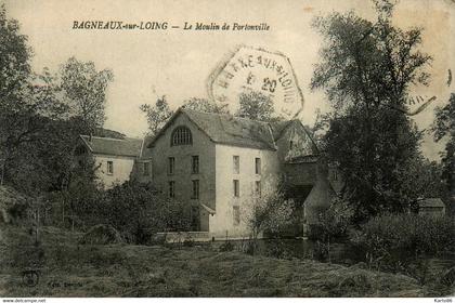 bagneaux sur loing * le moulin de portonville * minoterie