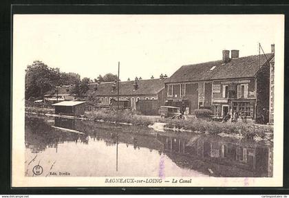 CPA Bagneaux-sur-Loing, le Canal