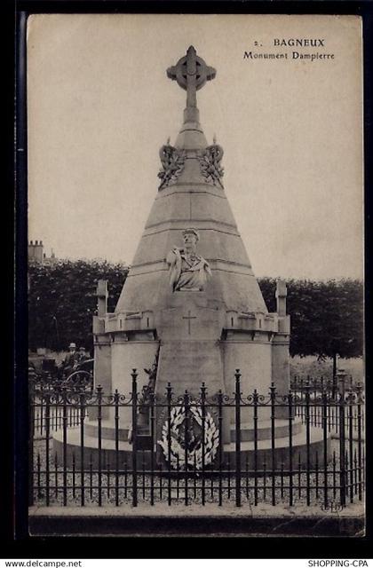 92 - Bagneux - Monument Dampierre - Voyagé - Dos divisé