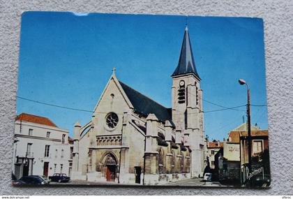 Cpm 1986, Bagneux, l'église saint Hermeland, hauts de Seine 92