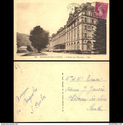 61 - Bagnoles de l'Orne - L'hotel des thermes