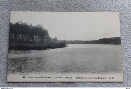 Bagnoles de l'Orne, étang de la prise Pontin, Orne 61