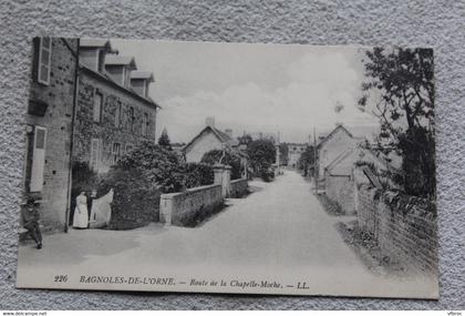 Bagnoles de l'Orne, route de la chapelle Moche, Orne 61