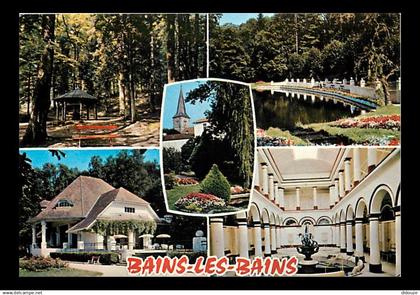 88 - Bains les Bains - Multivues - Flamme Postale de Bains les Bains - CPM - Voir Scans Recto-Verso