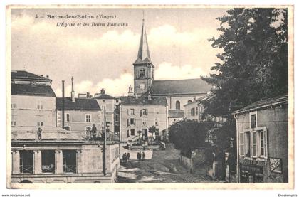 CPA - Carte Postale-France-Bains les Bains-Eglise et Bains romains -VM36154