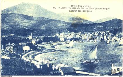 Carte POSTALE  Ancienne de  BANYULS sur MER - Retour des barques