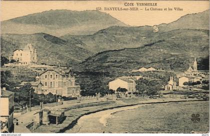 CPA BANYULS-sur-MER Le Chateau fort (144423)