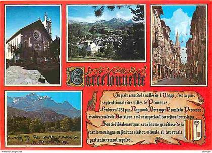 04 - Barcelonnette - Multivues - Blasons - CPM - Voir Scans Recto-Verso