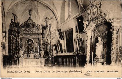 CPA BARGEMON - Notre Dame de MONTAIGU - Intérieur (635388)