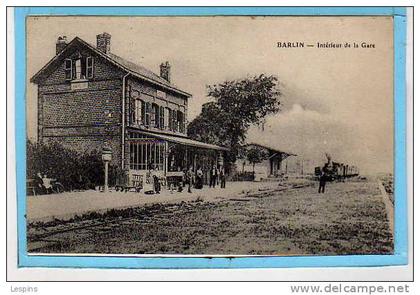 BARLIN -- Intérieur de la Gare