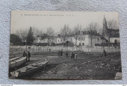 Basse Indre, vue sur le quai, Loire atlantique 44