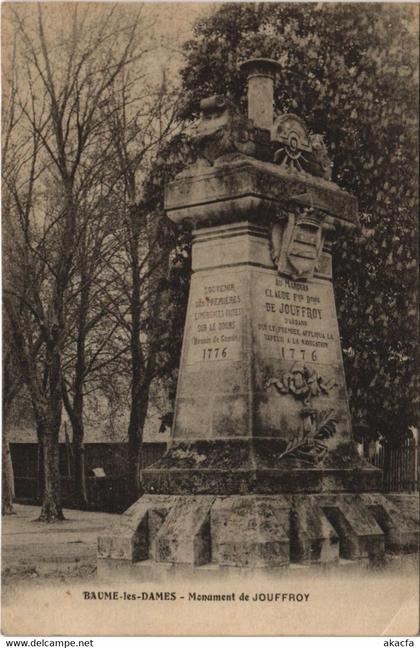 CPA BAUME-les-DAMES Monument de Jouffroy (1115254)