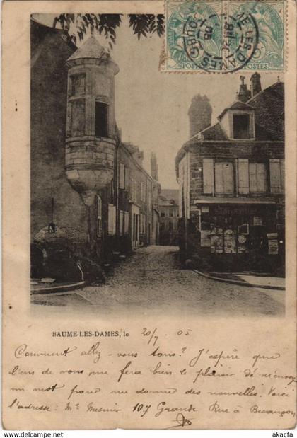 CPA BAUME-les-DAMES Rue - Street Scene (1114741)