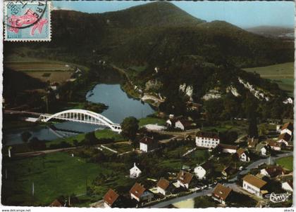 CPM BAUME-les-DAMES Vue Aerienne du Cour (1196921)