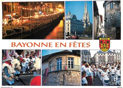 64 - Bayonne - Bayonne en Fêtes - Multivues - Folklore - Blasons - Carte Neuve - CPM - Voir Scans Recto-Verso