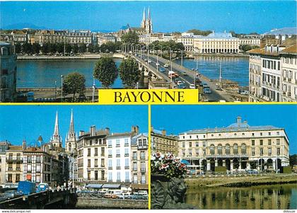 64 - Bayonne - Multivues - Automobiles - Flamme Postale de Bayonne - CPM - Voir Scans Recto-Verso